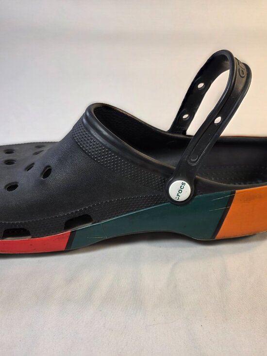 Crocs Classic  7-Eleven Sandals Black Orange  Green Red 7-11 Men\'s Size 13 main image 5